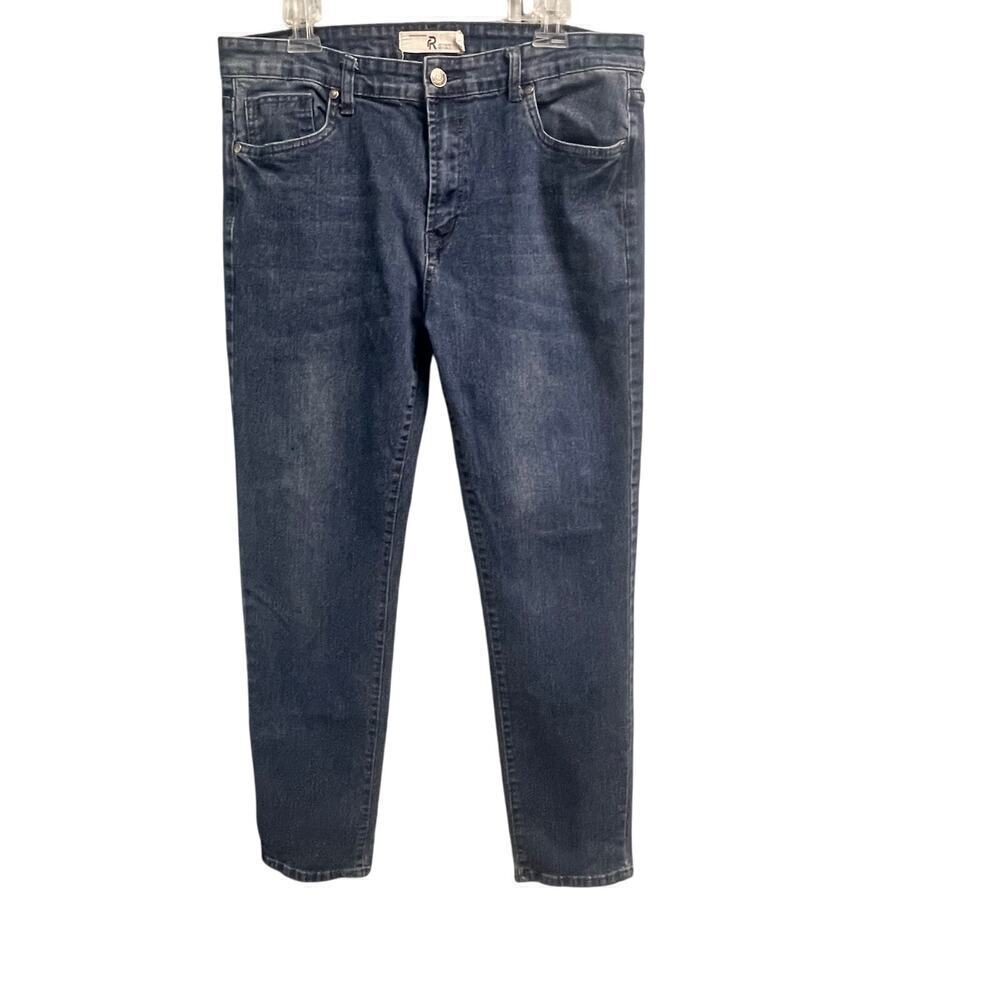 Refinery Republic Mens Straight Jeans Size 36x32 Classic Medium Wash